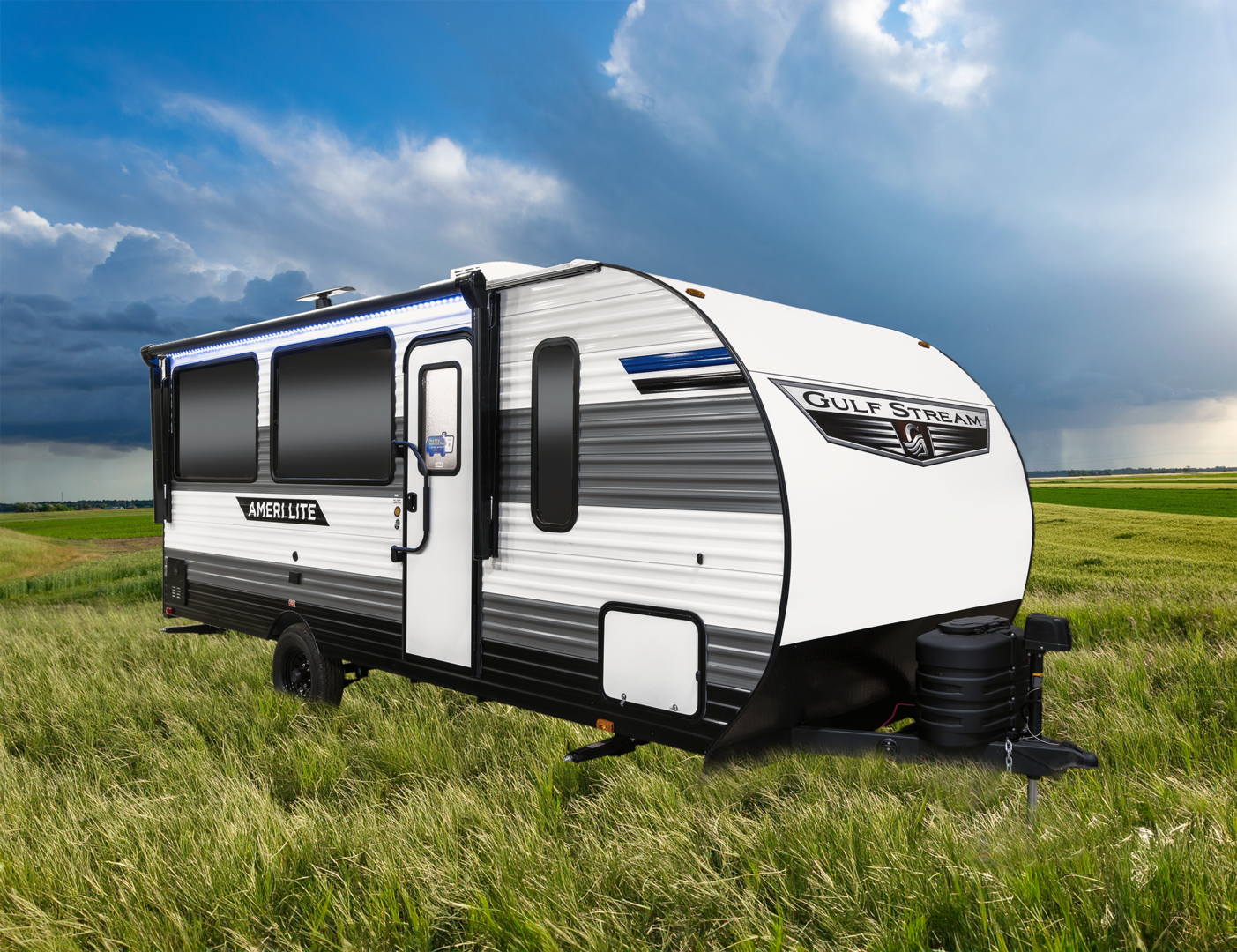 Gulf Stream Ameri-Lite - 228SB Floorplan - Travel Trailer RV - 23 ft - 2025 Edition.