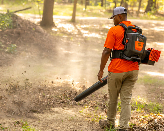 Bad Boy E-Series - 80V Backpack Leaf Blower + 5AH Battery + Charger - 80-Volt Brushless - Commercial Series - Part # 088-7510-00.