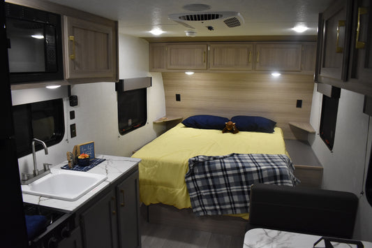 KZ RV Sportsmen Classic - 160QB Floorplan - Travel Trailer - 22 ft - 2025 Edition.