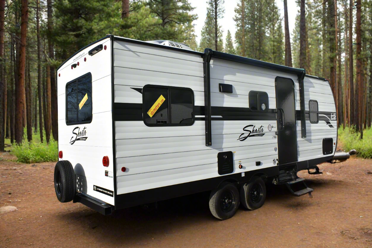 Forest River Shasta Oasis I-5 - 521CK Floorplan - Travel Trailer RV - 25 ft - 2025 Edition.