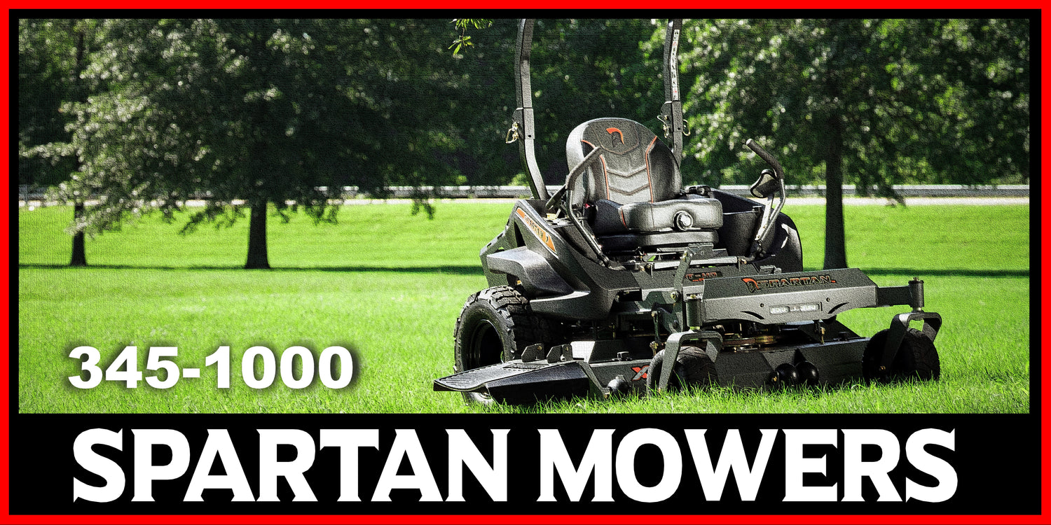 ABC MOTORS sells spartan zero-turn mowers in the Buffalo area