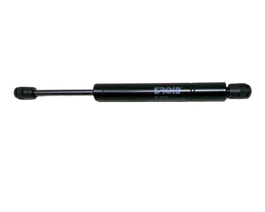 Back view of a power strip with multiple sockets on a white background
