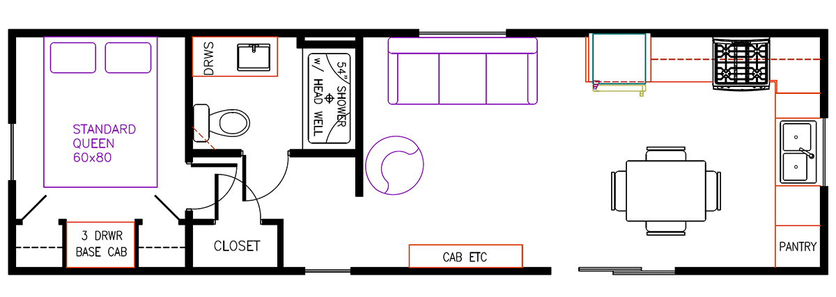 Elevation Park Model RV - Series 3 - 106 Floorplan - Travel Trailer RV - 2024 Edition