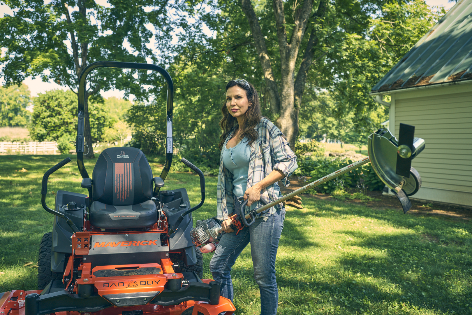 Bad Boy maverick riding lawn mower sold at abc motors in buffalo, missouri