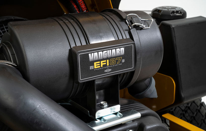 Vanguard EFI37 engine management system on a vehicle engine block
