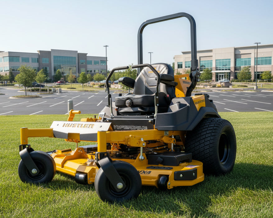 Hustler Turf super z hyper drive riding lawn mower sold at abc motors in buffalo, missouri