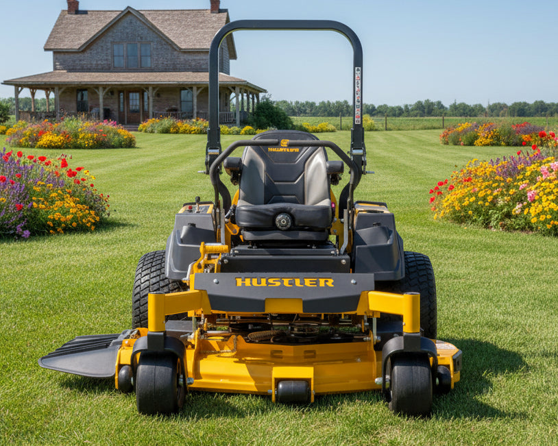 Hustler Turf super z hyper drive riding lawn mower sold at abc motors in buffalo, missouri