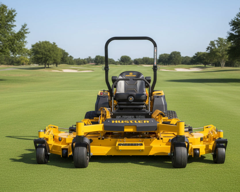 Hustler Turf super z 104 riding lawn mower sold at abc motors in buffalo, missouri