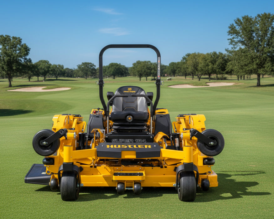 Hustler Turf super z 104 riding lawn mower sold at abc motors in buffalo, missouri
