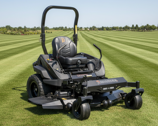 spartan rz-xd blackout zero-turn riding lawn mower sold at abc motors in buffalo, missouri