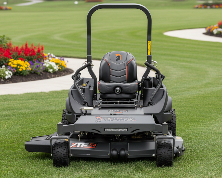 spartan srt-xde zero-turn riding lawn mower sold at abc motors in buffalo, missouri
