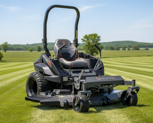 spartan rz-hd zero-turn riding lawn mower sold at abc motors in buffalo, missouri