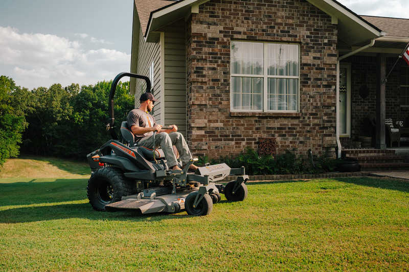 spartan rz-hd zero-turn riding lawn mower sold at abc motors in buffalo, missouri