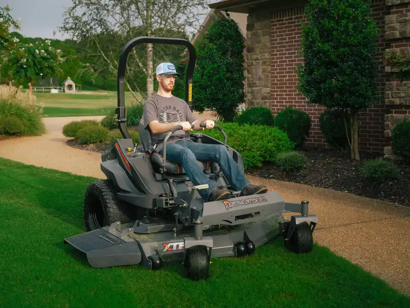 spartan rt-pro zero-turn riding lawn mower sold at abc motors in buffalo, missouri