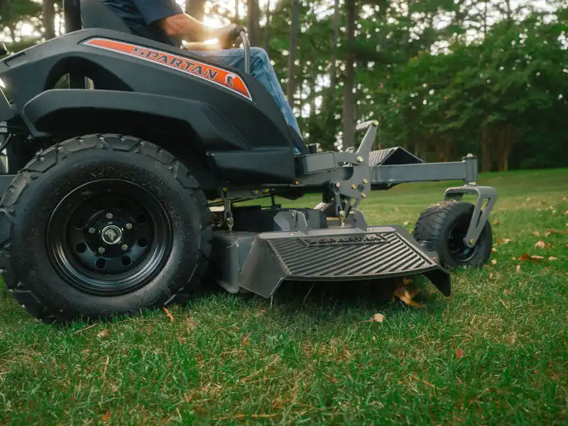 spartan rt-hd zero-turn riding lawn mower sold at abc motors in buffalo, missouri