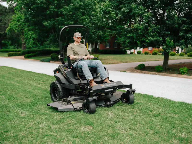 spartan rz-xd blackout zero-turn riding lawn mower sold at abc motors in buffalo, missouri