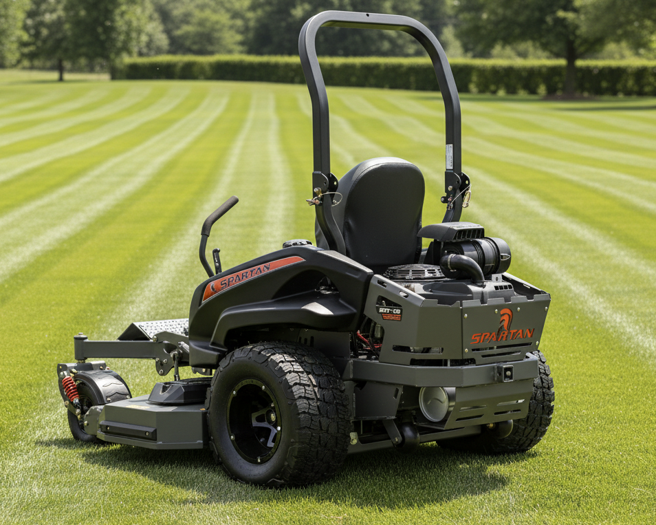 spartan srt-xd zero-turn riding lawn mower sold at abc motors in buffalo, missouri