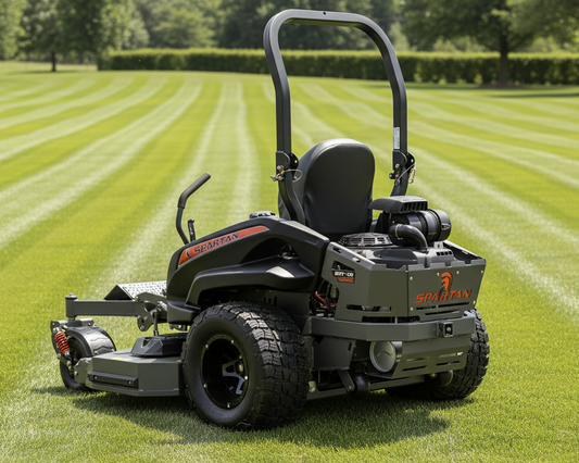 spartan srt-xd zero-turn riding lawn mower sold at abc motors in buffalo, missouri