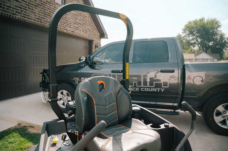 spartan rt-hd zero-turn riding lawn mower sold at abc motors in buffalo, missouri