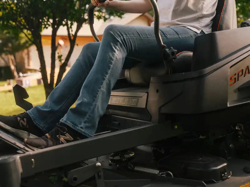 spartan shield hd zero-turn riding lawn mower sold at abc motors in buffalo, missouri