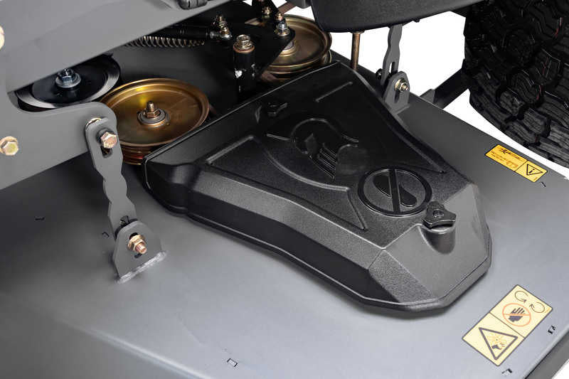 Close-up of a mechanical component on a vehicle, likely an ATV or similar off-road vehicle.