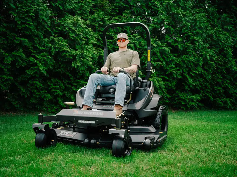 spartan rz-xd blackout zero-turn riding lawn mower sold at abc motors in buffalo, missouri