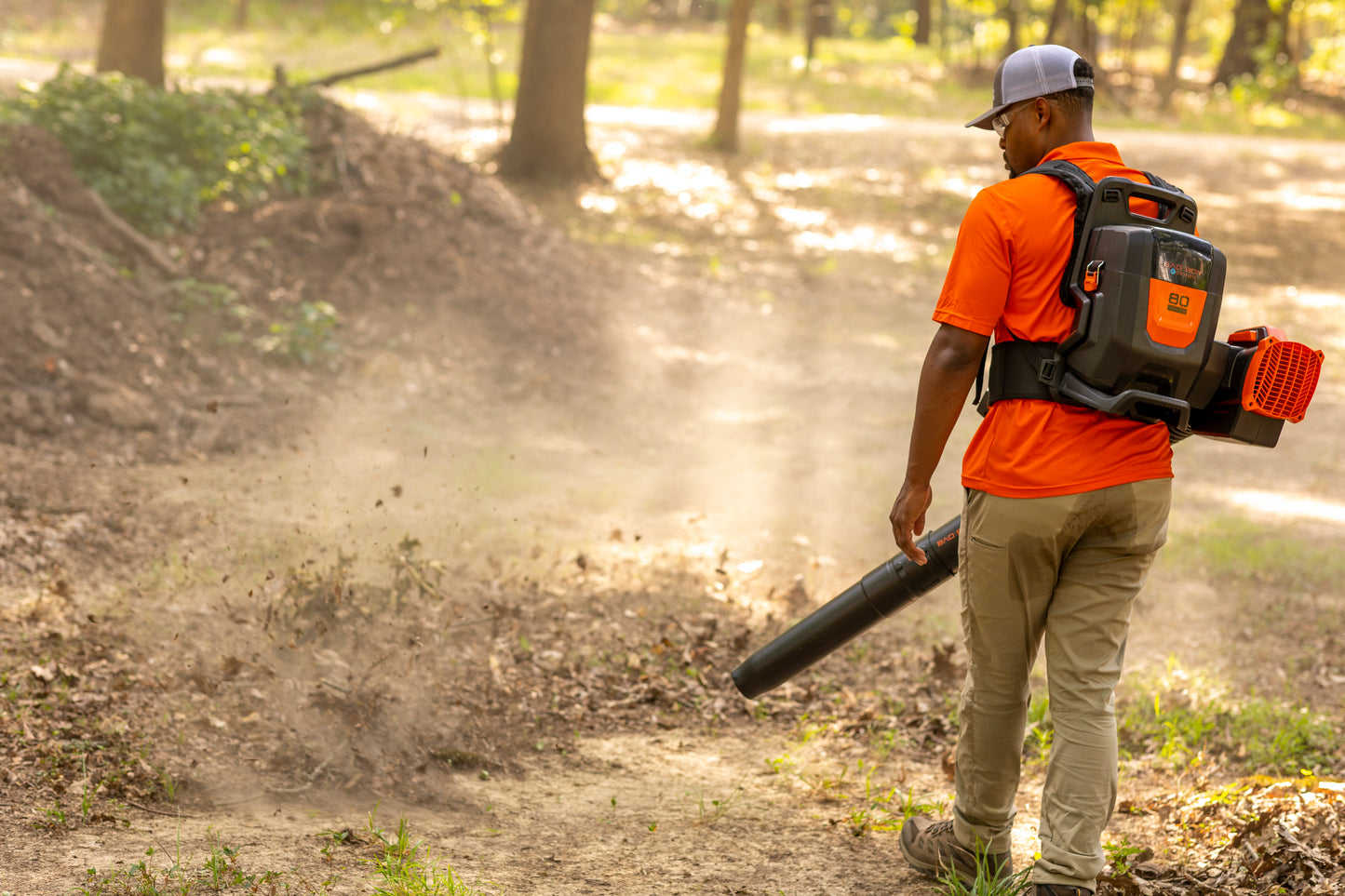 Bad Boy E-Series - 80V Backpack Leaf Blower + 5AH Battery + Charger - 80-Volt Brushless - Commercial Series - Part # 088-7510-00