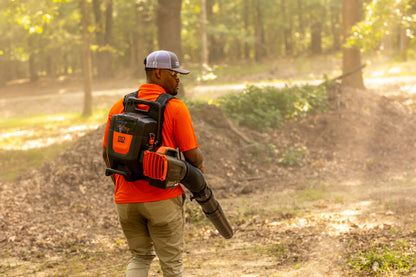 Bad Boy E-Series - 80V Backpack Leaf Blower + 5AH Battery + Charger - 80-Volt Brushless - Commercial Series - Part # 088-7510-00.