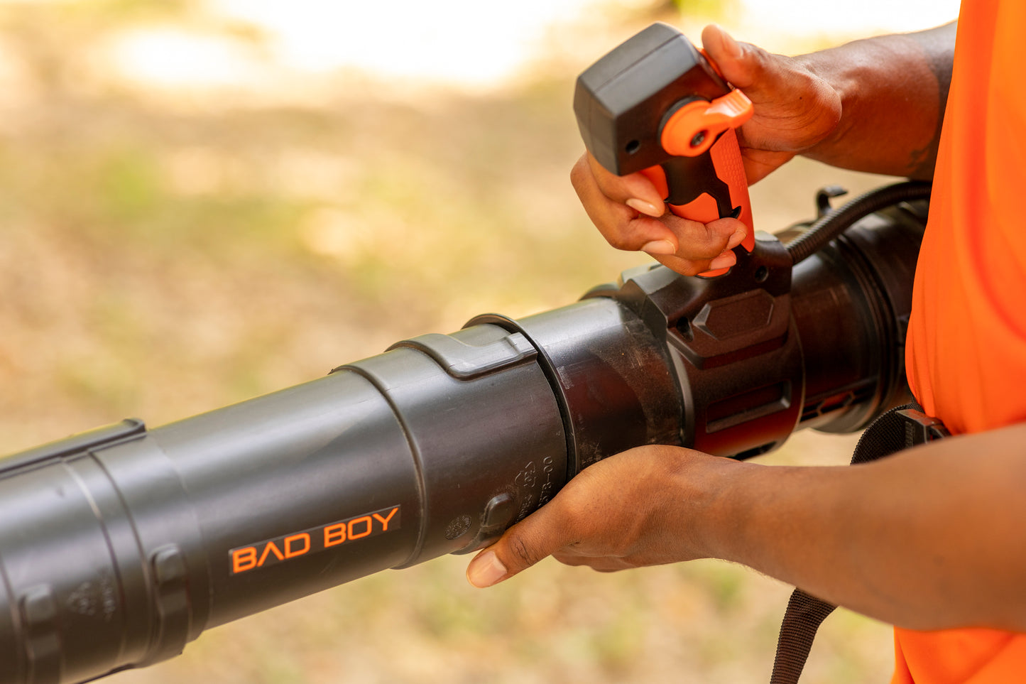 Bad Boy E-Series - 80V Backpack Leaf Blower + 5AH Battery + Charger - 80-Volt Brushless - Commercial Series - Part # 088-7510-00