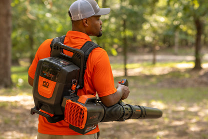 Bad Boy E-Series - 80V Backpack Leaf Blower + 5AH Battery + Charger - 80-Volt Brushless - Commercial Series - Part # 088-7510-00.
