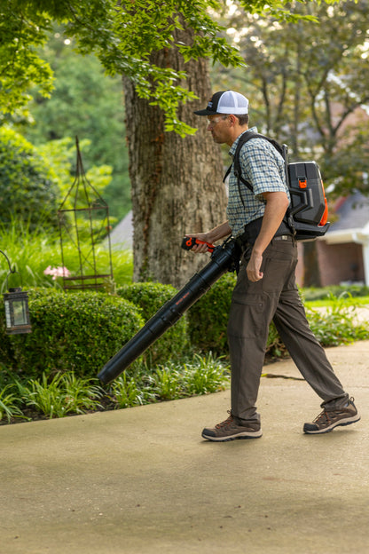 Bad Boy E-Series - 80V Backpack Leaf Blower + 5AH Battery + Charger - 80-Volt Brushless - Commercial Series - Part # 088-7510-00.
