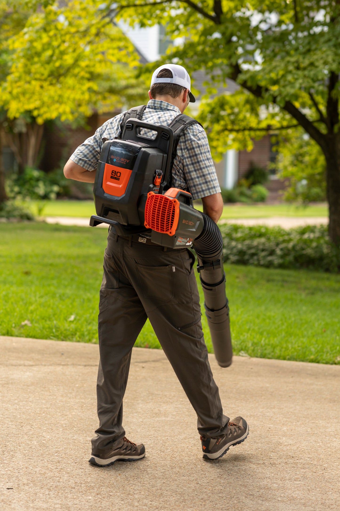 Bad Boy E-Series - 80V Backpack Leaf Blower + 5AH Battery + Charger - 80-Volt Brushless - Commercial Series - Part # 088-7510-00