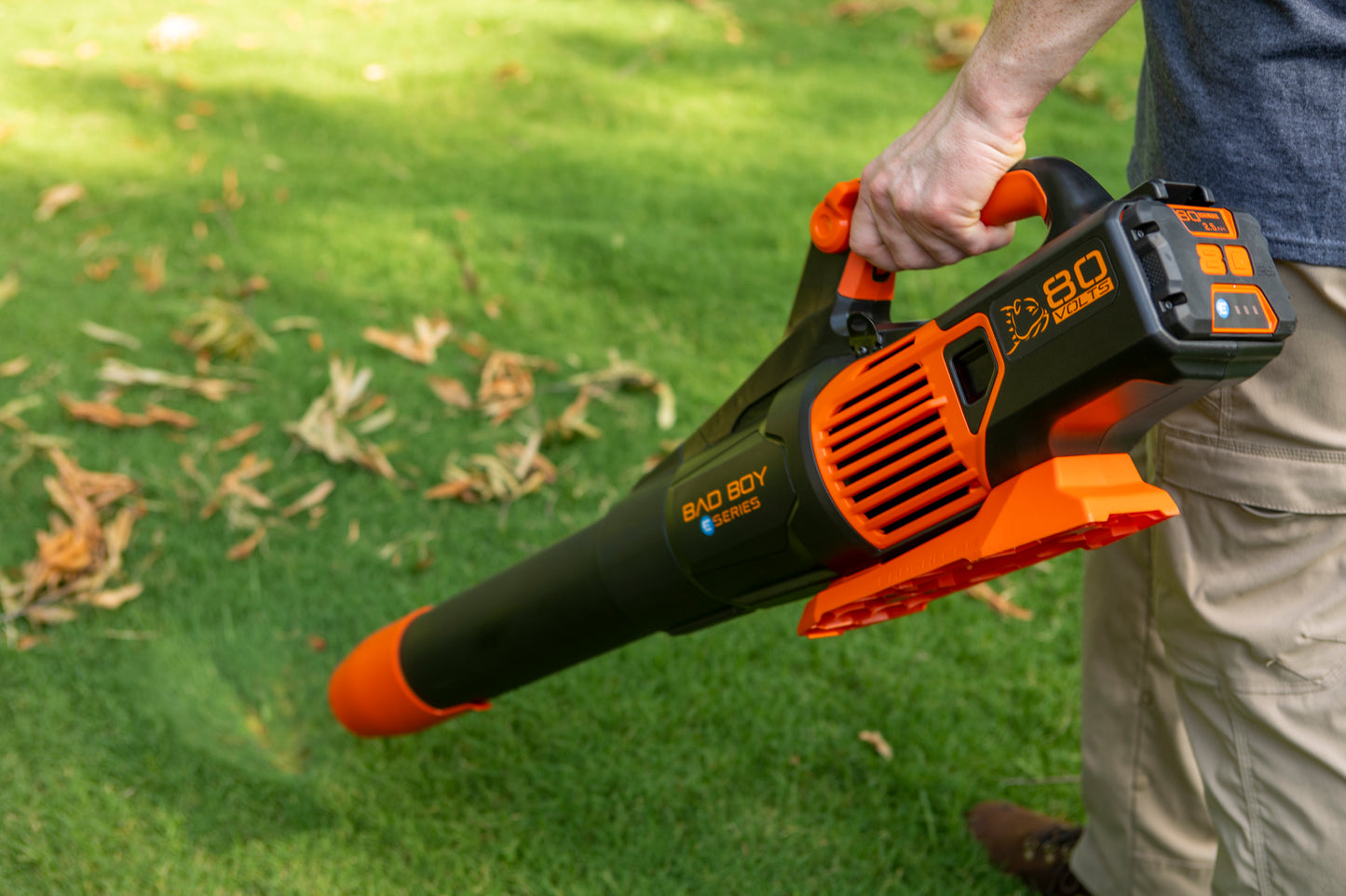 Bad Boy E-Series - 80V Handheld Leaf Blower + 2.0AH Battery + Charger - 80-Volt Brushless - Commercial Series - Part # 088-7520-00