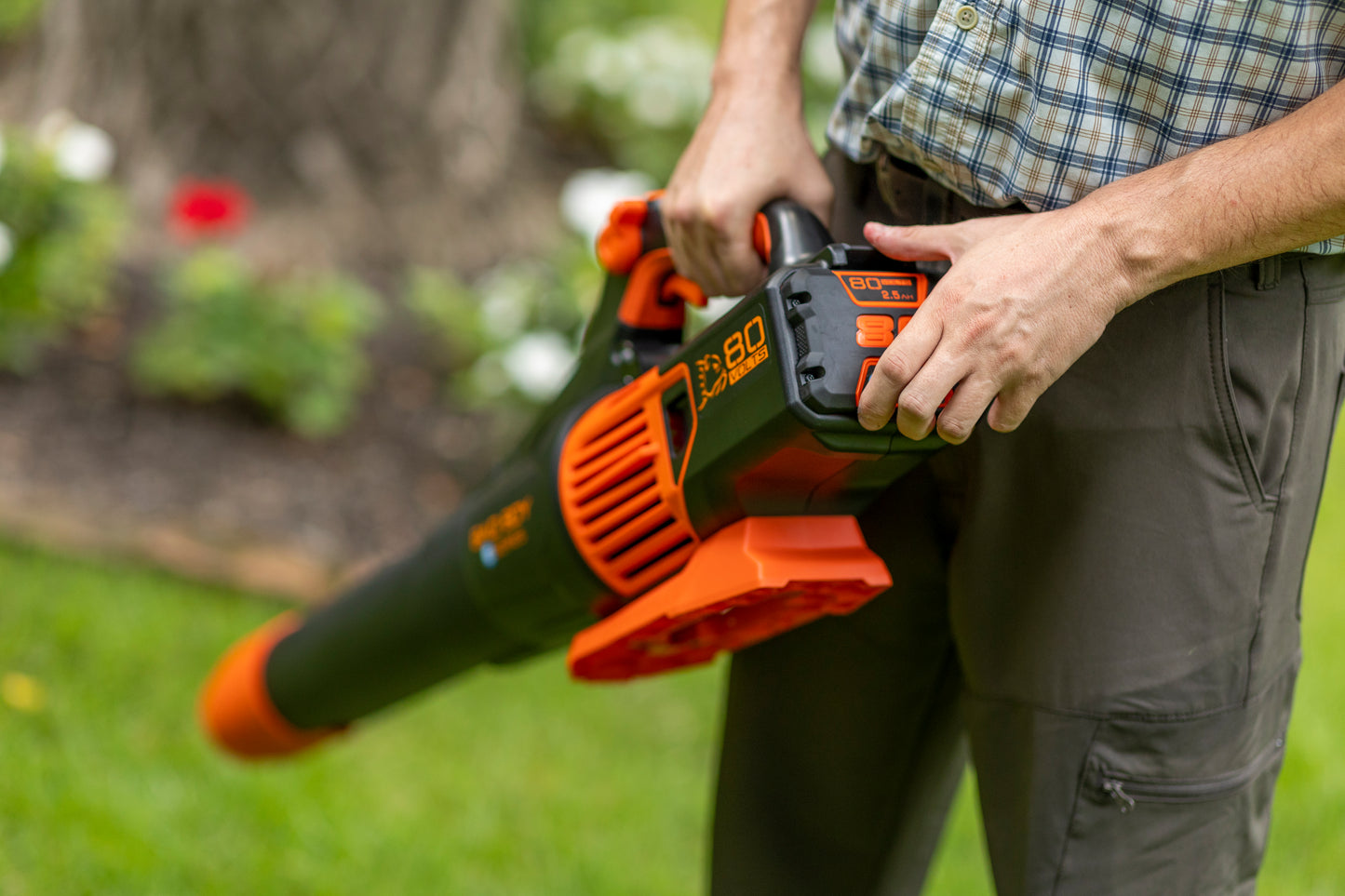 Bad Boy E-Series - 80V Handheld Leaf Blower + 2.0AH Battery + Charger - 80-Volt Brushless - Commercial Series - Part # 088-7520-00