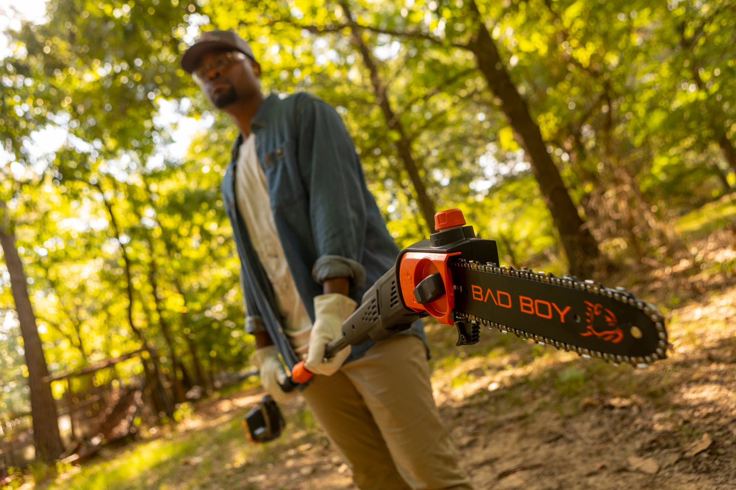 Bad Boy E-Series - 80V 10" Pole Saw  + 2AH Battery + Charger - 80-Volt Brushless - Commercial Series - Part # 088-7525-00