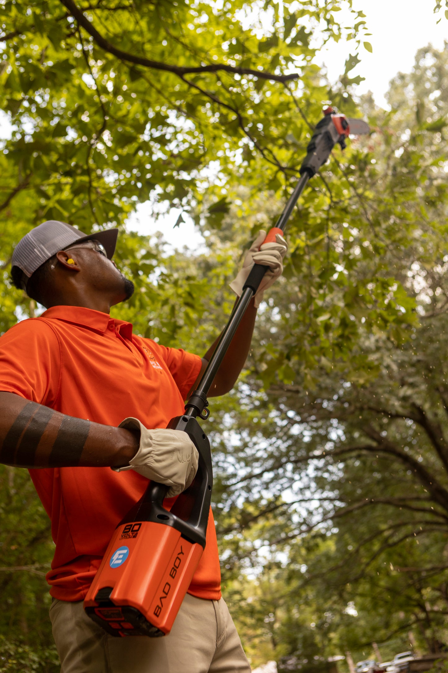 Bad Boy E-Series - 80V 10" Pole Saw  + 2AH Battery + Charger - 80-Volt Brushless - Commercial Series - Part # 088-7525-00