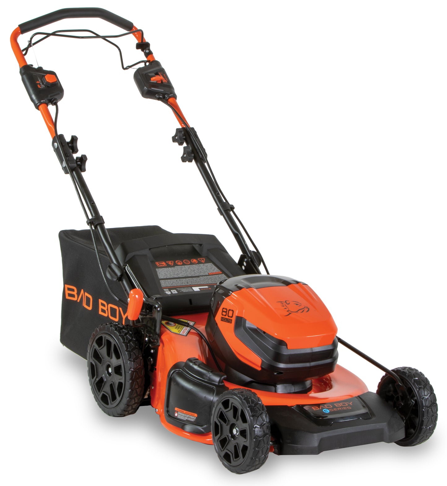 Bad Boy E-Series - 80V Self-Propelled Lawn Mower + 5AH Battery + Charger - 80-Volt Brushless - Commercial Series - Part # 088-7500-00