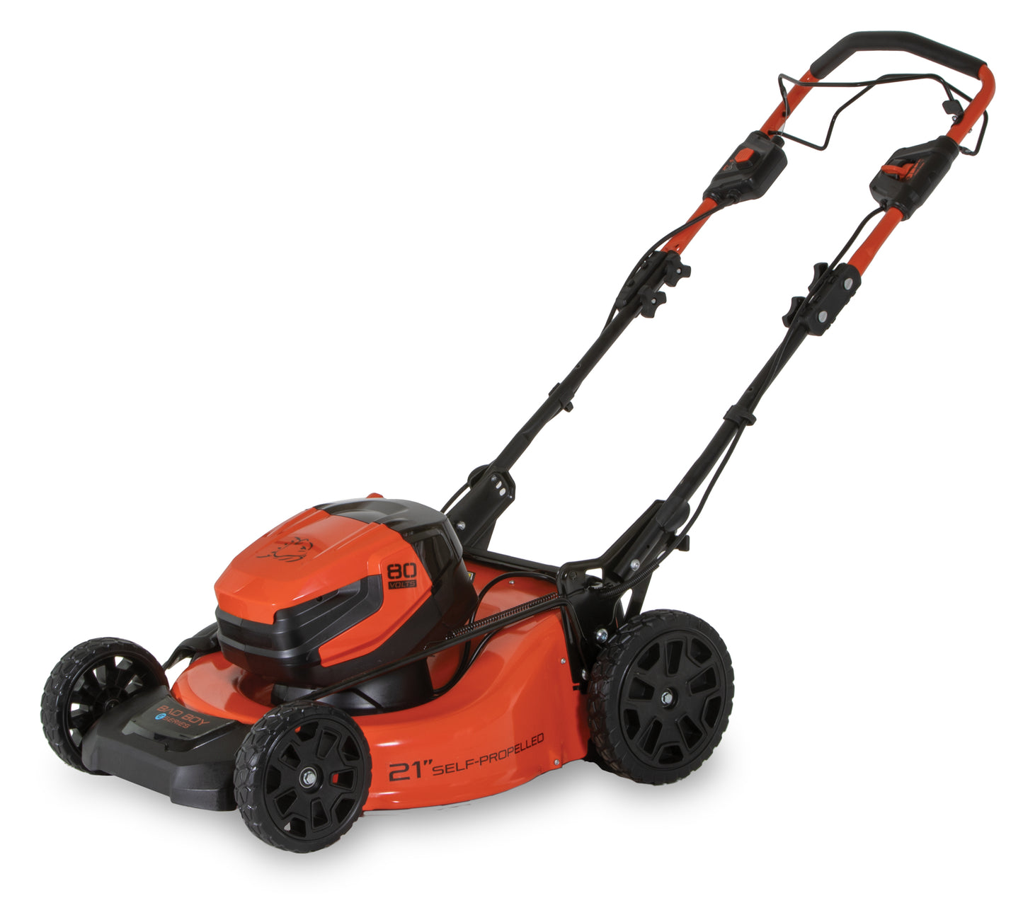 Bad Boy E-Series - 80V Self-Propelled Lawn Mower + 5AH Battery + Charger - 80-Volt Brushless - Commercial Series - Part # 088-7500-00