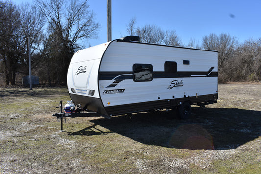 Forest River Shasta Oasis Compact - 18FQ Floorplan - Travel Trailer RV - 2025 Edition