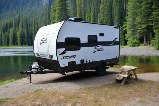 Forest River Shasta Oasis Compact - 16RE Floorplan - Travel Trailer RV - 2025 Edition