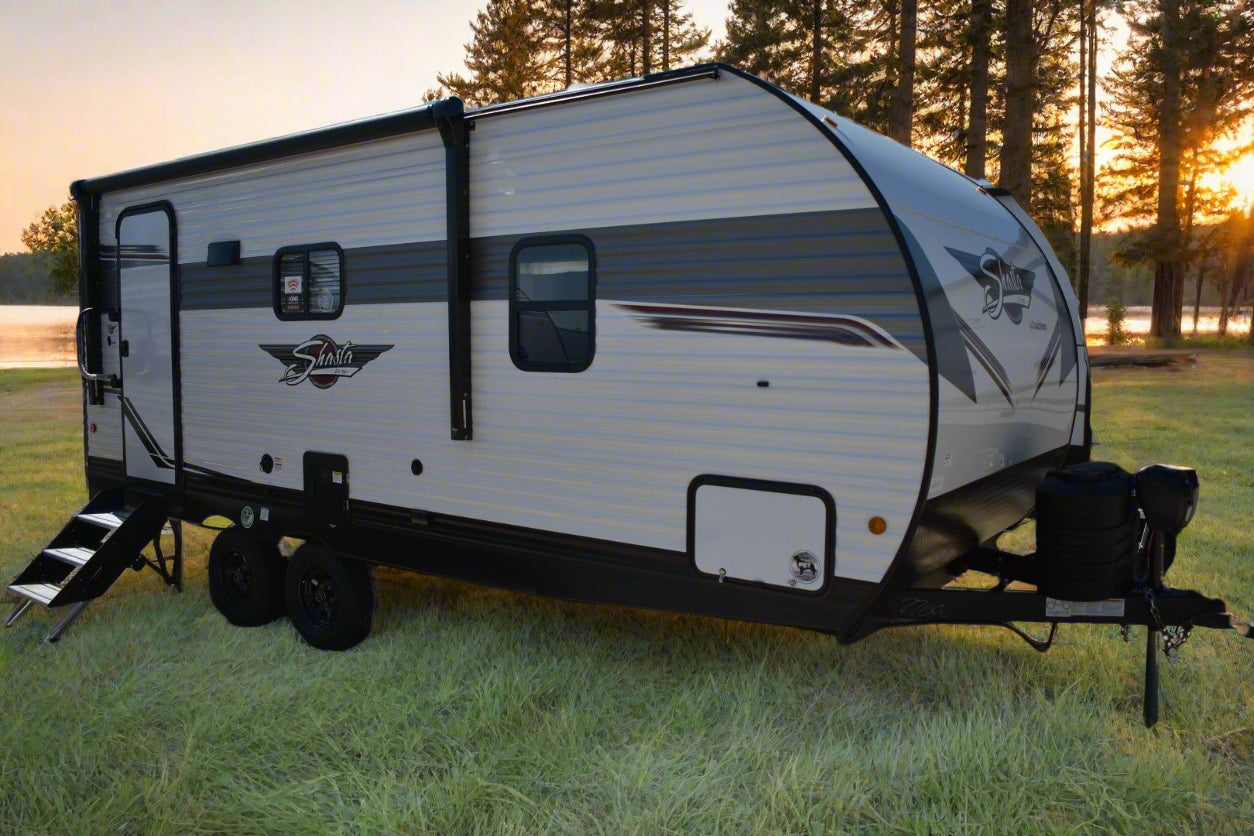 Forest River Shasta Oasis - 20RB Floorplan - Travel Trailer RV - 2024 Edition