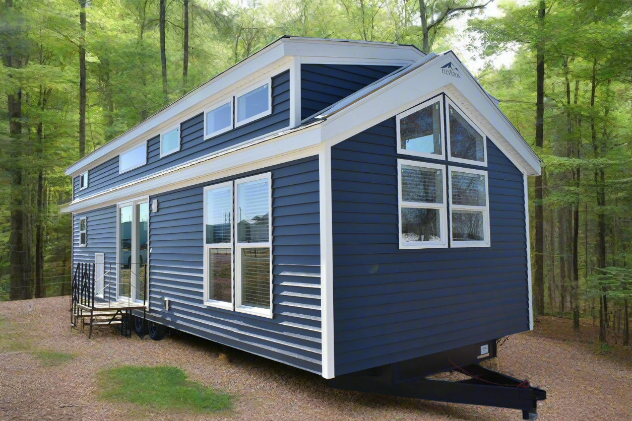 camper homes Elevation Park Model RV - Series 5 - 107 Floorplan - Travel Trailer RV Camper