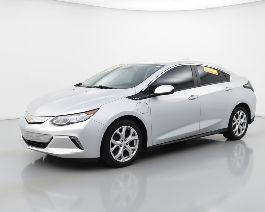 White Chevrolet car on a white background