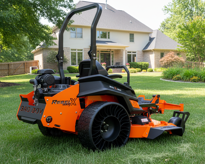 Bad Boy rebel x riding lawn mower sold at abc motors in buffalo, missouri