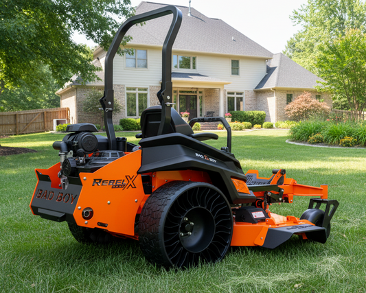 Bad Boy rebel x riding lawn mower sold at abc motors in buffalo, missouri