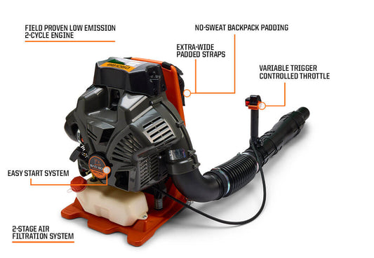 Bad Boy BB 1060 - Backpack Leaf Blower - Gas Powered - Commercial Series - Part # 088-7670-00.