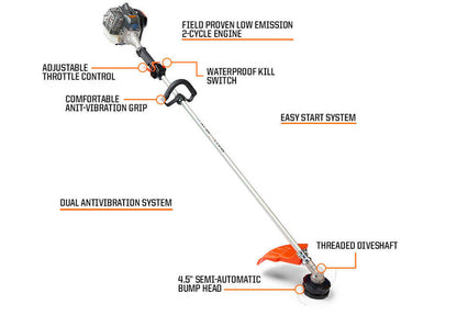Bad Boy ST 300T Turbo - Weed String Trimmer - Gas Powered - Commercial Series - Part # 088-7667-00.