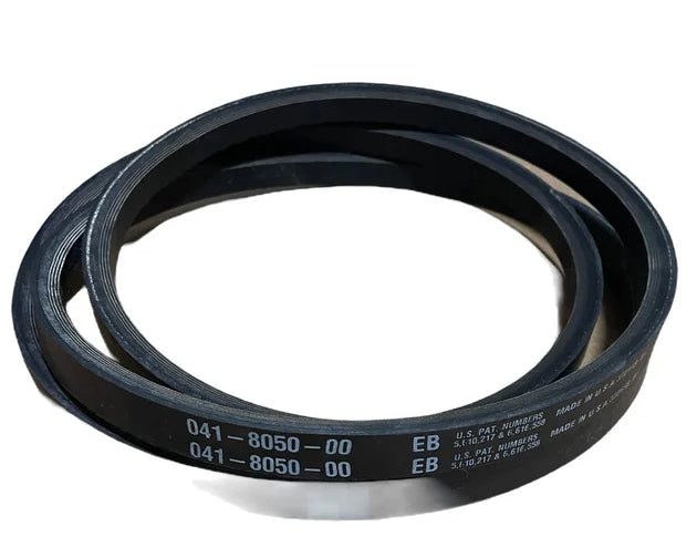 Black belt with text on a white background