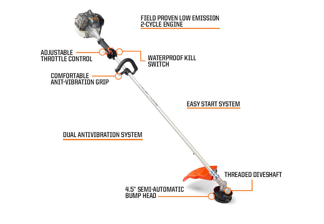 Bad Boy ST 254 - Weed String Trimmer - Gas Powered - Commercial Series - Part # 088-7666-00